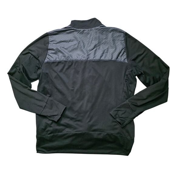 Adidas Golf Full Zip Jacket Men’s XL Black Gray Performance Layer - Picture 6 of 9